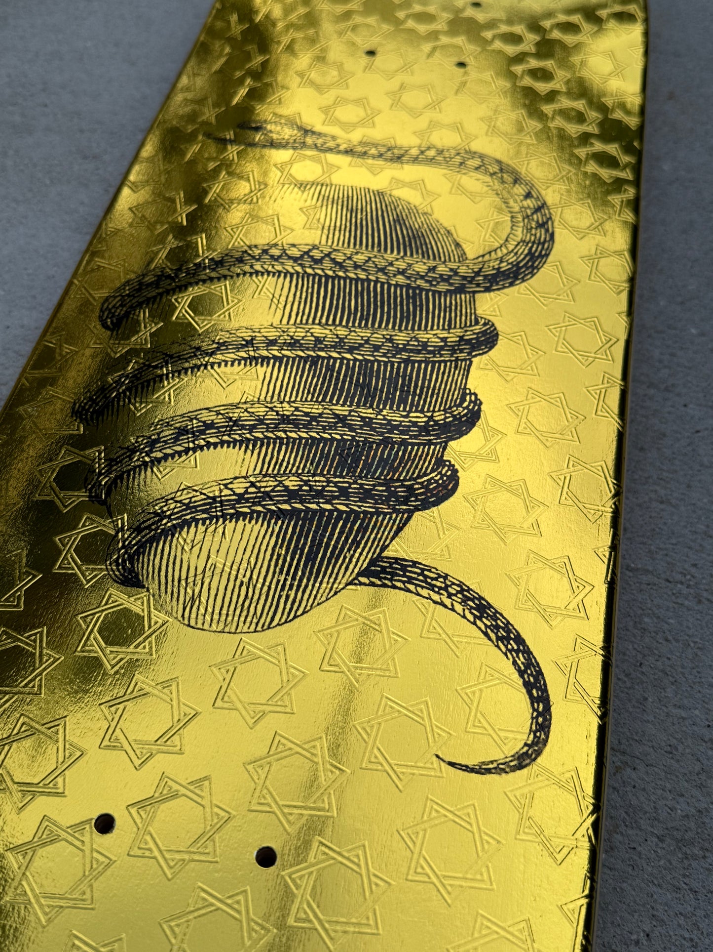 8.25” “Cosmic Egg” Embossed Deck by Arcanum Skateboards