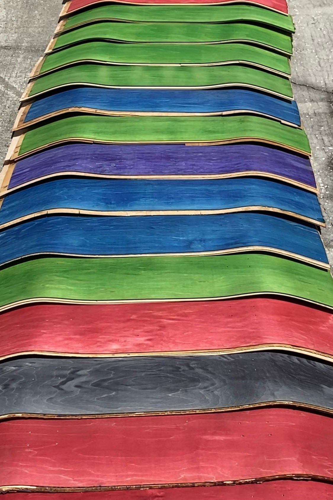 9.5" Wide Uncut Skateboard Blanks