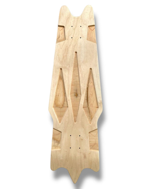 "Phantom-inspired" Shaped Skateboard Deck